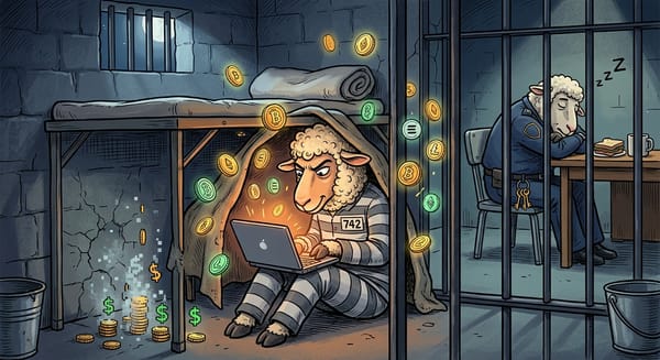This Flea-Ridden Wolf Allegedly Stole Crypto FROM JAIL And Honestly The Audacity Has Me Shaking 😤🐑